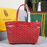 Goyard Goyardine Artois Tote Red