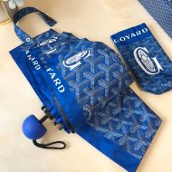 Goyard Goyardine 5 Folding Mini Umbrella Blue