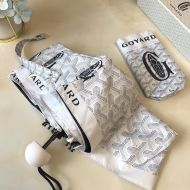 Goyard Goyardine 5 Folding Mini Umbrella White