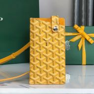 Goyard Montmartre GM Case In Goyardine Canvas Yellow