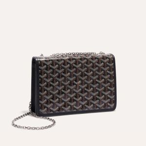 Goyard Alexandre III Bag In Goyardine Canvas Black/Brown