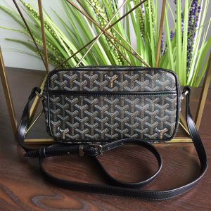 Goyard Goyardine Amacapvert Crossbody Bag Black/Brown