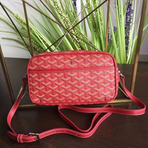 Goyard Goyardine Amacapvert Crossbody Bag Red