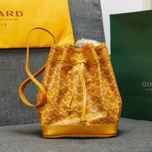 Goyard Goyardine Petit Flot Bucket Bag Yellow