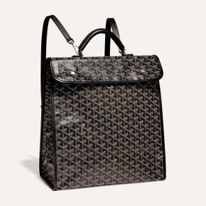 Goyard Goyardine Saint Leger Backpack Black