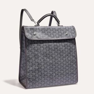 Goyard Goyardine Saint Leger Backpack Grey