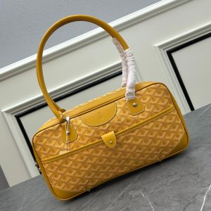 Goyard Saint Martin Bag In Goyardine Canvas Yellow