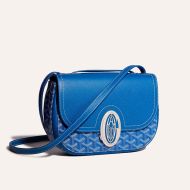 Goyard 233 Bag In Goyardine Canvas Blue