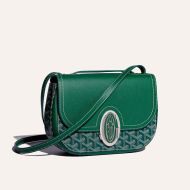 Goyard 233 Bag In Goyardine Canvas Green