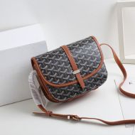 Goyard Goyardine Belvedere PM Messenger Bag Brown