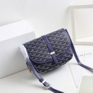 Goyard Goyardine Belvedere PM Messenger Bag Navy Blue