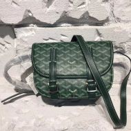 Goyard Goyardine Belvedere MM Messenger Bag Green