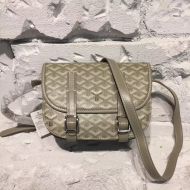 Goyard Goyardine Belvedere MM Messenger Bag Olive