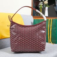 Goyard Goyardine Boheme Hobo Bag Burgundy