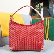 Goyard Goyardine Boheme Hobo Bag Red