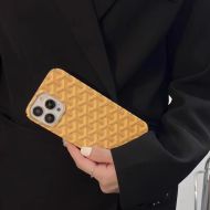 Goyard Goyardine iPhone Case Yellow