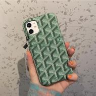 Goyard Goyardine Card Case iPhone Case Green