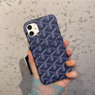 Goyard Goyardine Card Case iPhone Case Navy Blue