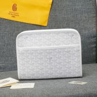 Goyard Goyardine Jouvence Toiletry Pouch White