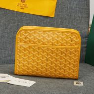 Goyard Goyardine Jouvence Toiletry Pouch Yellow