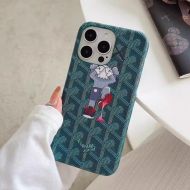 Goyard Goyardine Saint Louis X Kwas Sports iPhone Case Green