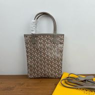 Goyard Mini Poitiers Tote In Goyardine Claire-Voie Canvas Pink