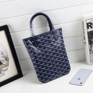 Goyard Goyardine Saint Louis Poitier Tote Navy Blue