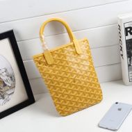 Goyard Goyardine Saint Louis Poitier Tote Yellow