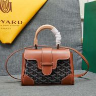 Goyard Goyardine Mini Saigon Souple Bag Brown