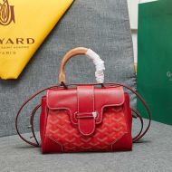 Goyard Goyardine Mini Saigon Souple Bag Red