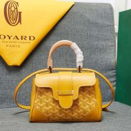 Goyard Goyardine Mini Saigon Souple Bag Yellow