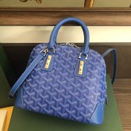 Goyard Mini Vendome Bag In Goyardine Canvas Blue