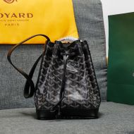 Goyard Goyardine Petit Flot Bucket Bag Black/Brown