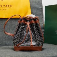 Goyard Goyardine Petit Flot Bucket Bag Brown