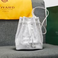 Goyard Goyardine Petit Flot Bucket Bag White