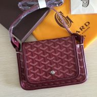 Goyard Goyardine Plumet Crossbody Bag Burgundy