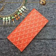 Goyard Goyardine Large Richelieu Bifold Wallet Orange