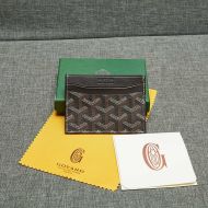 Goyard Goyardine Saint Sulpice Card Holder Black