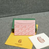 Goyard Goyardine Saint Sulpice Card Holder Pink