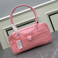 Goyard Saint Martin Bag In Goyardine Canvas Pink