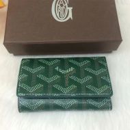 Goyard Goyardine Saint Michel Key Holder Green