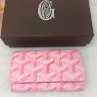 Goyard Goyardine Saint Michel Key Holder Pink