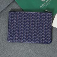 Goyard Goyardine Senat Clutch Navy Blue