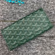 Goyard Goyardine Large Varenne Bifold Wallet Green