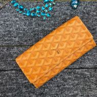 Goyard Goyardine Large Varenne Bifold Wallet Yellow