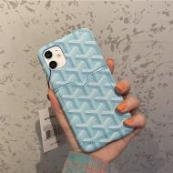 Goyard Goyardine Card Case iPhone Case Blue