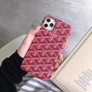 Goyard Goyardine Saint Louis iPhone Case Burgundy