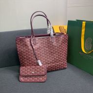 Goyard Goyardine Isabelle Tote Burgundy