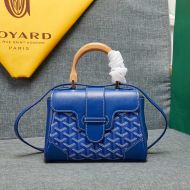 Goyard Goyardine Mini Saigon Souple Bag Blue