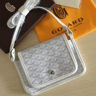 Goyard Goyardine Plumet Crossbody Bag White